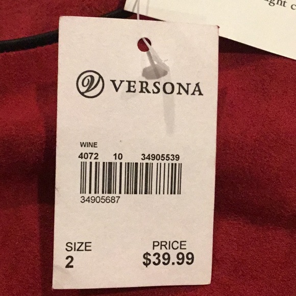 Versona Faux Suede Dress. - Picture 5 of 8